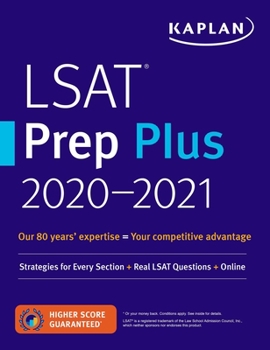 Paperback LSAT Prep Plus 2020-2021: Strategies for Every Section + Real LSAT Questions + Online Book