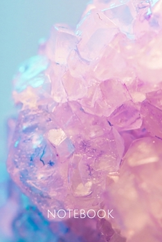 Notebook: Crystal Pink Wide Ruled Journal School Lined Notebook 1 Subcject Notebook 6x9 inches, 100 pages