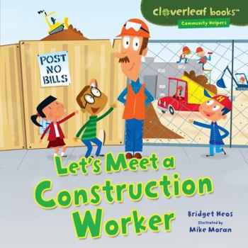 Library Binding Let's Meet a Construction Worker Book