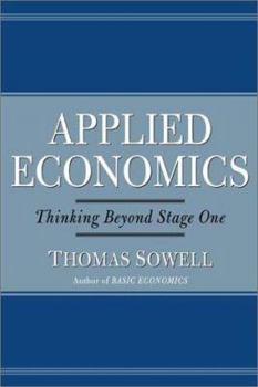 Hardcover Applied Economics: Thinking Beyond Stage One Book