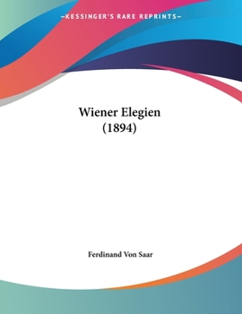 Paperback Wiener Elegien (1894) [German] Book