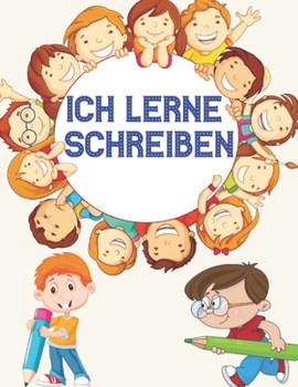Ich lerne schreiben: Ab 4 Jahren | Verbessern und Spaß haben. Briefverfolgungsbücher für Kinder, Seiten zum Schreiben von Buchstaben und Zahlen, Handschrift für Kinder. 4+ Alter.
