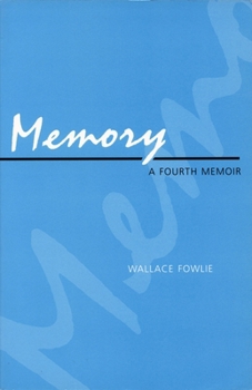 Paperback Memory: A Fourth Memoir Book