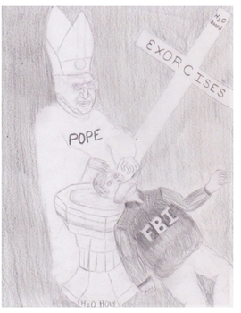 Paperback Pope Exorcises FBI Book
