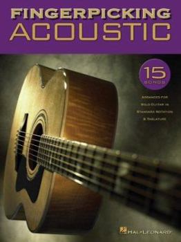 Paperback Fingerpicking Acoustic: 15 Songs Arranged for Solo Guitar in Standard Notation & Tab Book