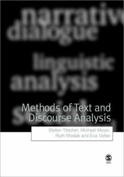 Paperback Methods of Text and Discourse Analysis: In Search of Meaning Book