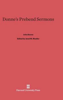 Hardcover Donne's Prebend Sermons Book