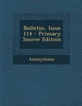 Paperback Bulletin, Issue 114 - Primary Source Edition Book