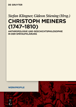 Hardcover Christoph Meiners (1747-1810) [German] Book