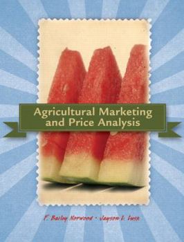 Paperback Agricultural Marketing and Price Analysis Book