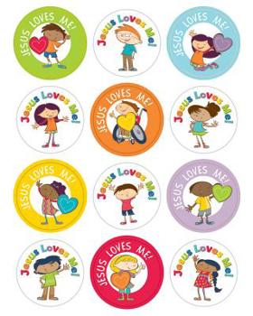 Paperback Jesus Loves Me! Sticker Pack Book