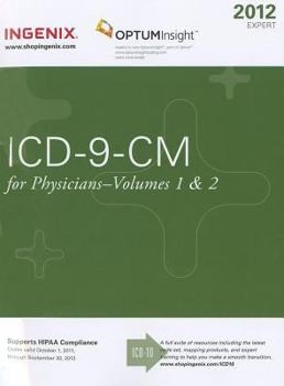 Paperback ICD-9-CM: Expert for Physicians 2012, Volumes 1 & 2 Book