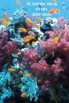 Academic Diary Week To View A5 Organiser Planner: Starts 1 August 2019 Until 31 July 2020. Ocean Diary, Paperback With Soft Water Repelling Matte Front Cover. High Quality.