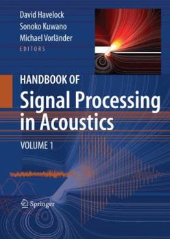 Hardcover Handbook of Signal Processing in Acoustics, 2-Volume Set Book