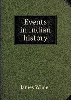 Paperback Events in Indian history Book