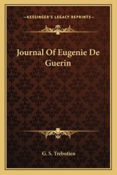 Paperback Journal Of Eugenie De Guerin Book