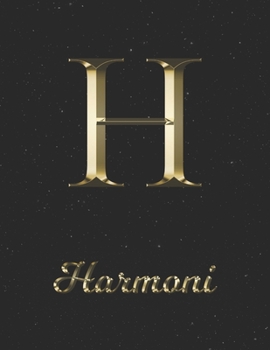 Harmoni: 1 Year Daily Planner (12 Months) | Yellow Gold Effect Letter H Initial First Name | 2020 - 2021 | 365 Pages for Planning | January 20 - ... | Plan Each Day, Set Goals & Get Stuff Done