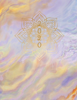 Paperback 2020: Mandala Planner [Large Print] Book