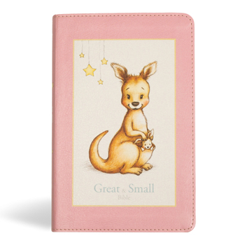 Hardcover KJV Great and Small Bible, Pink Leathertouch: A Keepsake Bible for Babies Book