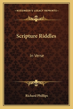 Paperback Scripture Riddles: In Verse Book