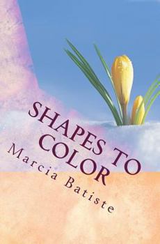 Paperback Shapes to Color Book
