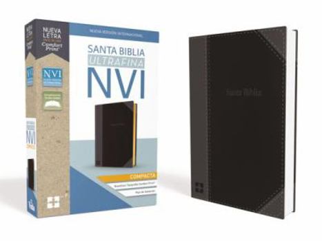 Leather Bound Santa Biblia Nvi, Ultrafina Compacta, Leathersoft, Negra [Spanish] Book