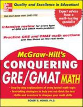 Paperback McGraw-Hill's Conquering GRE/GMAT Math Book