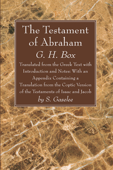 Hardcover The Testament of Abraham Book