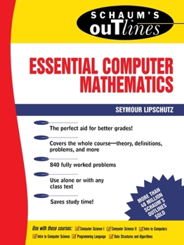 Paperback Schaum's Outline of Essential Computer Mathematics Book