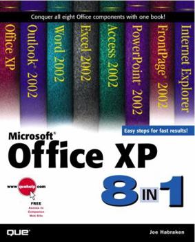 Paperback Microsoft Office XP 8-In-1 Book