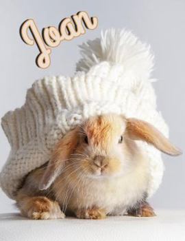 Joan: Personalized Discreet Internet Website Password Organizer, Large Print Book, 8 1/2" X 11"