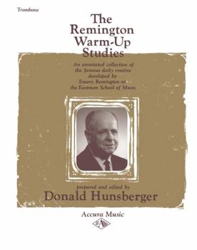 Paperback Remington Warm-Up Studies for Trombone Book