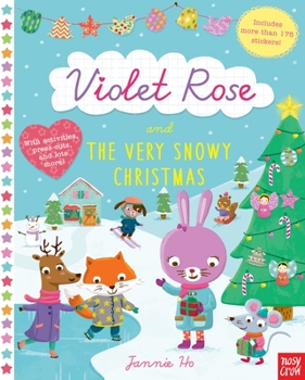 Paperback Violet Rose and the Very Snowy Christmas Book