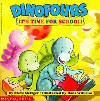 Paperback Dinofours, It's Time for School Book