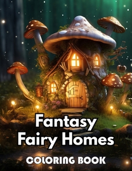 Paperback Fantasy Fairy Homes Coloring Book: Beautiful and High-Quality Design To Relax and Enjoy Book