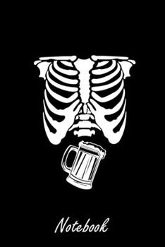 Paperback Notebook: 6x9 Halloween - blank with numbers paper - notebook - notes Book