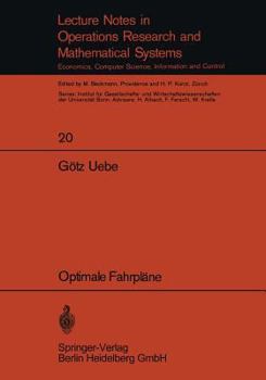 Paperback Optimale Fahrpläne [German] Book
