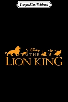 Composition Notebook: Disney The Lion King Official Movie Logo Graphic Journal/Notebook Blank Lined Ruled 6x9 100 Pages