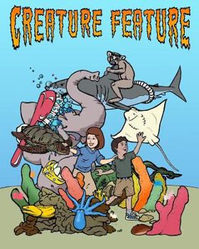 Paperback Creature Feature Coloring Book