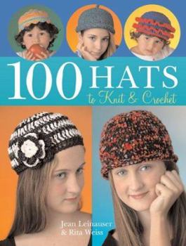 Hardcover 100 Hats to Knit & Crochet Book