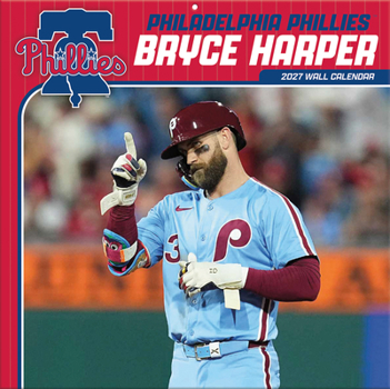 Philadelphia Phillies Bryce Harper 2027 Wall Calendar