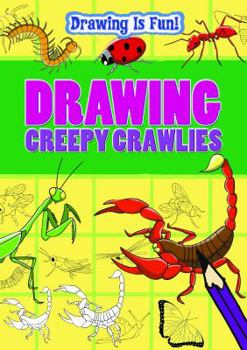 Library Binding Drawing Creepy Crawlies Book