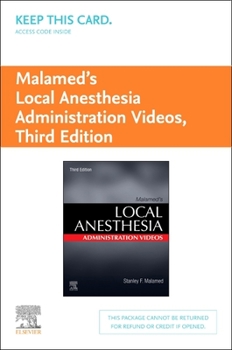 Misc. Malamed's Local Anesthesia Administration Videos - Access Code: Malamed's Local Anesthesia Administration Videos - Access Code Book