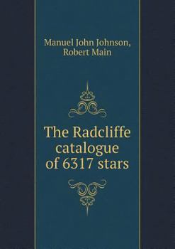 Paperback The Radcliffe catalogue of 6317 stars Book