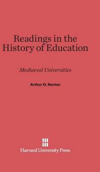 Readings in The History of Education
