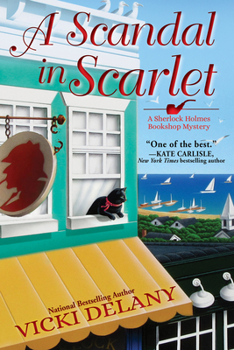 Mass Market Paperback A Scandal in Scarlet: A Sherlock Holmes Bookshop Mystery Book