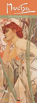 Calendar Alphonse Mucha Slim Calendar 2021 (Art Calendar) Book