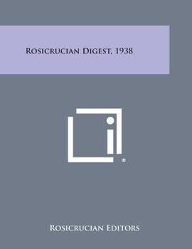 Paperback Rosicrucian Digest, 1938 Book