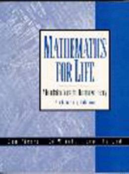 Paperback Mathematics for Life: A Foundation Course for Quantitative Literacy (Preliminary Edition) Book