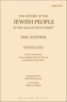Hardcover The History of the Jewish People in the Age of Jesus Christ: Volume 3.ii and Index Book
